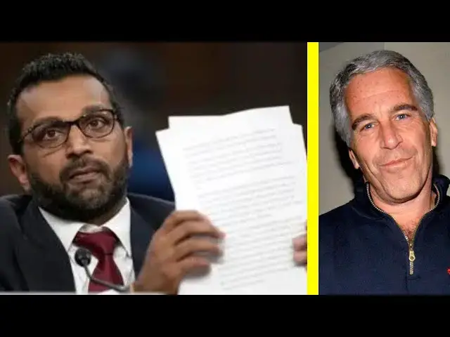 'Video thumbnail for 'Lot Of Documents' - Shocking Announcement On Epstein List Moments After Kash Patel Is Confirmed'