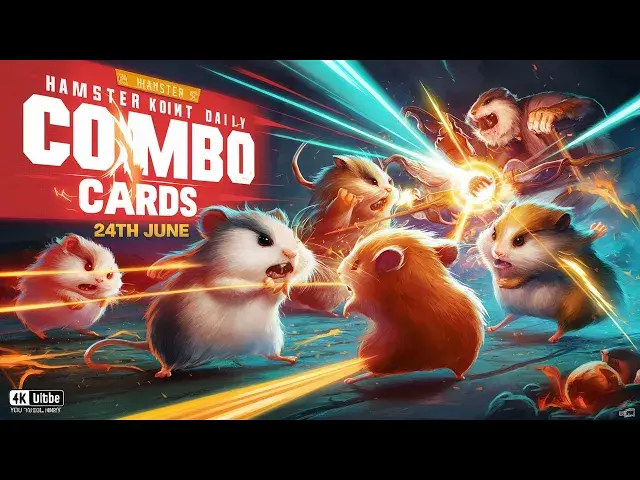 'Video thumbnail for 24th June Hamster Kombat Daily Combo Cards'