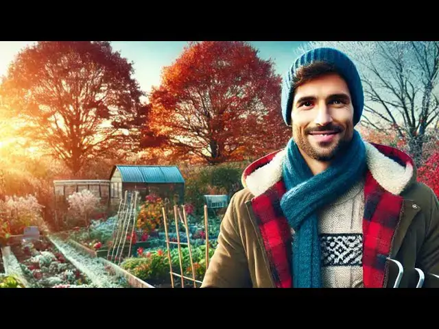 'Video thumbnail for Cold November Allotment Tour: The Best Tips for Fall Gardening from a Seasoned Allotment Owner.'