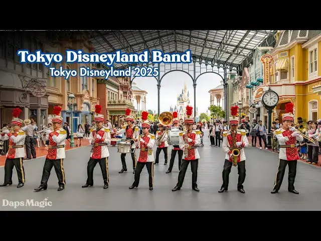'Video thumbnail for Tokyo Disneyland Band | World Bazaar | Tokyo Disneyland 2025 4K'
