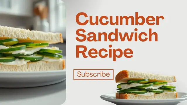 'Video thumbnail for Cucumber Sandwich Recipe'