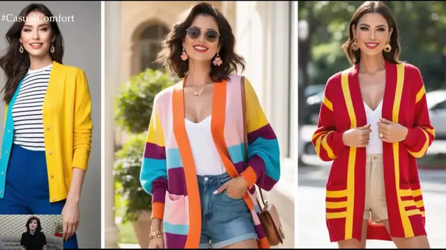 'Video thumbnail for 🌞 Bright Cardigans for Sunny Days ¦ The Perfect Lightweight Layer for Spring & Summer! (720p 30fps)'