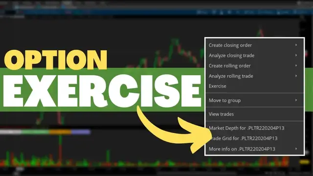 'Video thumbnail for How to Exercise Options on ThinkorSwim'