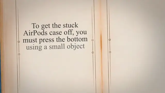 'Video thumbnail for How To Get An Airpods Case Off That's Stuck?'