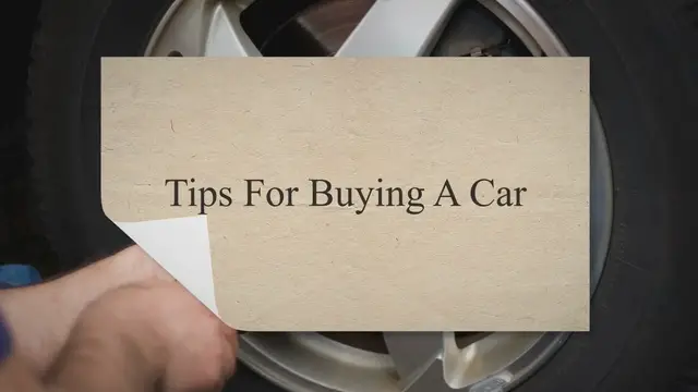 'Video thumbnail for Tips For Buying A Car'