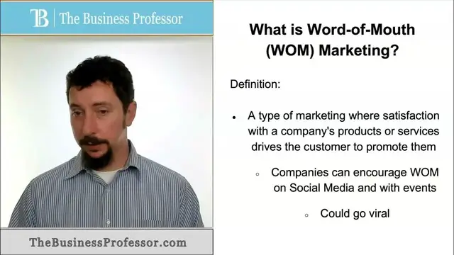 'Video thumbnail for What is Word-of-Mouth Marketing?'
