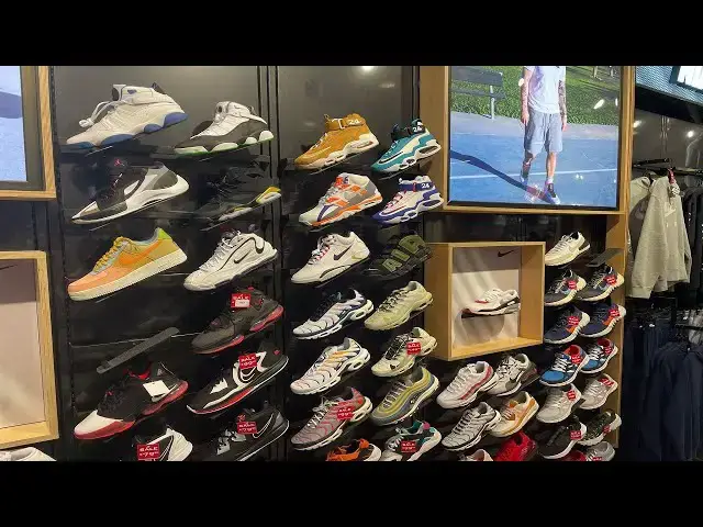 'Video thumbnail for Sneaker Scouting At Footlocker, Nike outlet & Finishline, What I found & Observations'