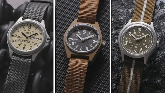 'Video thumbnail for 20 Excellent Field Watches For Small Wrists & All Budgets (Timex, Seiko, Hamilton, Marathon & More!)'