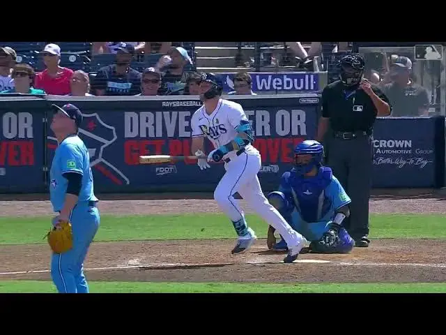 'Video thumbnail for Curtis Mead BELTS a Two-Run Home Run! | 3rd HR of 2025 | Tampa Bay Rays | 05/25/2025'