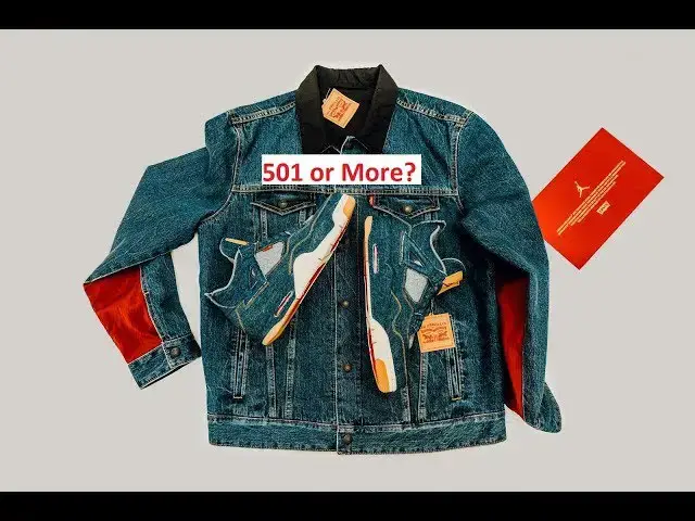'Video thumbnail for LEVI’S X AIR JORDAN 4 How Many Pairs Made & Where To Buy'