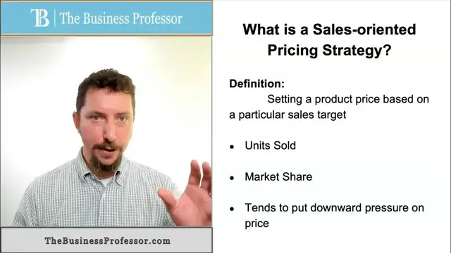 'Video thumbnail for Sales Oriented Pricing Strategy'