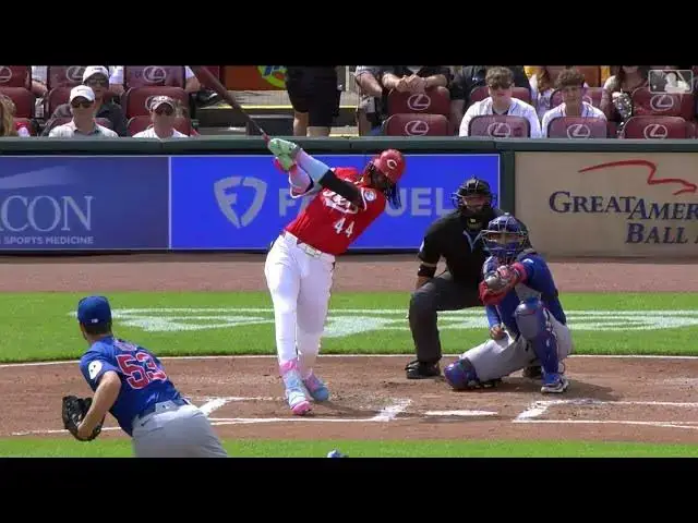 'Video thumbnail for Elly De La Cruz LAUNCHES a Two-Run Home Run! | 9th HR of 2025 | Cincinnati Reds | 05/24/2025'
