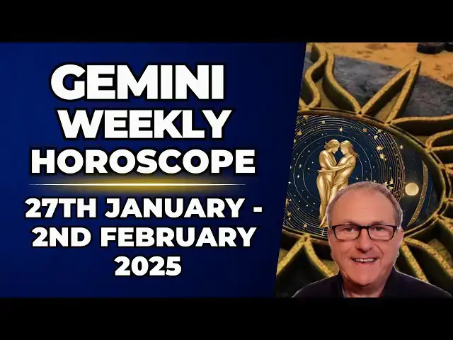 'Video thumbnail for Gemini Weekly Horoscope 27th January - 2nd February 2025 + Astrology insights'