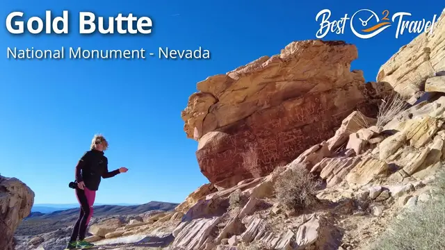 'Video thumbnail for Gold Butte National Monument in Nevada - All About the Petroglyphs and Whitney Pocket'