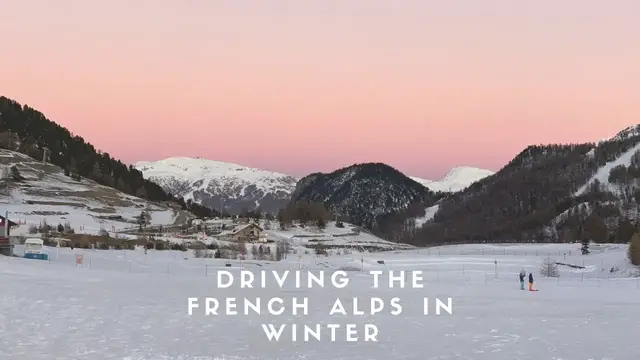 'Video thumbnail for SPECTACULAR drive through the FRENCH ALPS IN WINTER - (Van life in Europe)'