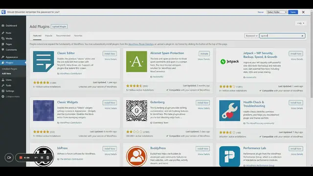 'Video thumbnail for How to Backup For Wordpress Site'
