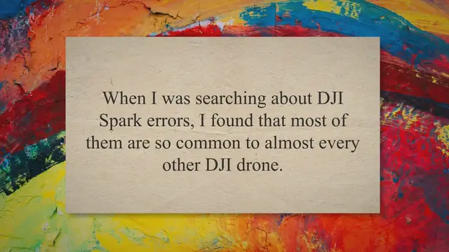 'Video thumbnail for DJI Spark Error Codes (Meanings, How to Fix)'