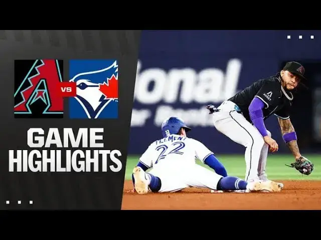 'Video thumbnail for Arizona Diamondbacks at Toronto Blue Jays Full-Game MLB Highlights! | 06/18/2025'
