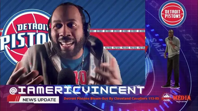 'Video thumbnail for The Detroit Pistons' Struggles Continue in 113-85 BLOWOUT Loss to the Cavaliers'