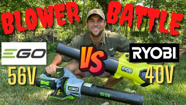 'Video thumbnail for Best Cordless Blower 2022: EGO vs Ryobi'