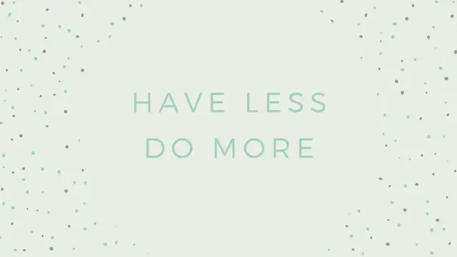 'Video thumbnail for Minimalism & Simple Living Quotes'