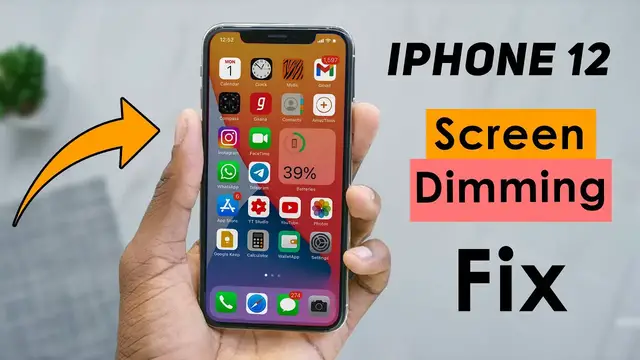 'Video thumbnail for iPhone 12 Screen Dimming Automatically - 4 Ways To Fix'