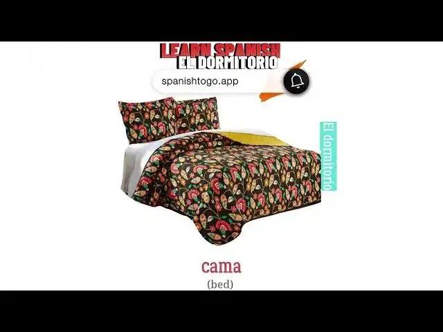 'Video thumbnail for HOW TO SAY BEDROOM IN SPANISH'