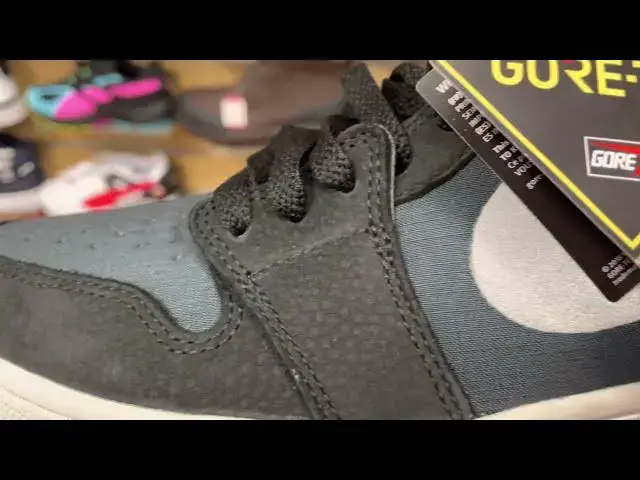 'Video thumbnail for Quick Look At The Air Jordan 1 High Element Gore Tex  Particle Grey & Buy It Now'