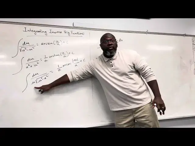 'Video thumbnail for How To Find The Integral OF inverse Trigonometric Functions'