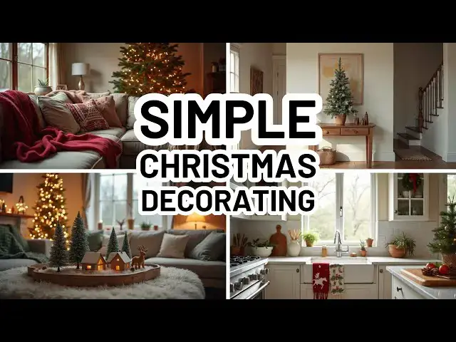 'Video thumbnail for Simple Christmas Decorating Ideas - CHRISTMAS DECORATIONS'