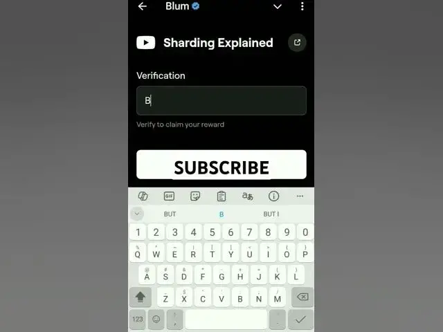 'Video thumbnail for Sharding Explained | BLUM Code Today #shorts'