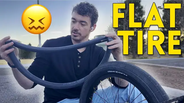 'Video thumbnail for CHEAPEST BMX TUBES + HOW TO FIX A FLAT TIRE'