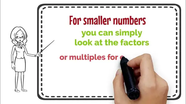 'Video thumbnail for Finding the Greatest Common Factor: A Step-by-Step Guide'
