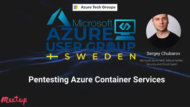 'Video thumbnail for Pentesting Azure Container Services'