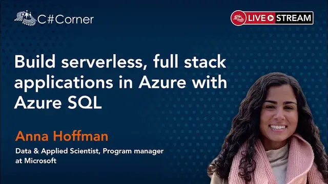 'Video thumbnail for Build serverless, full stack applications in Azure with Azure SQL || Women Data Summit 2021'