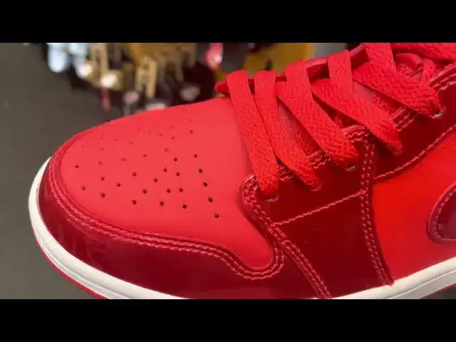 'Video thumbnail for Quick Look At The Women’s Air Jordan 1 Mid Pomegranate + Buy It Now'