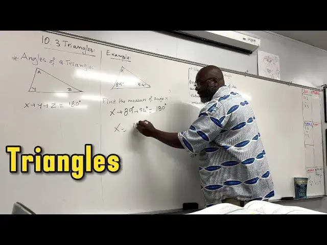 'Video thumbnail for Triangles Made Easy: Angles, Ratios & Classifications Explained!'