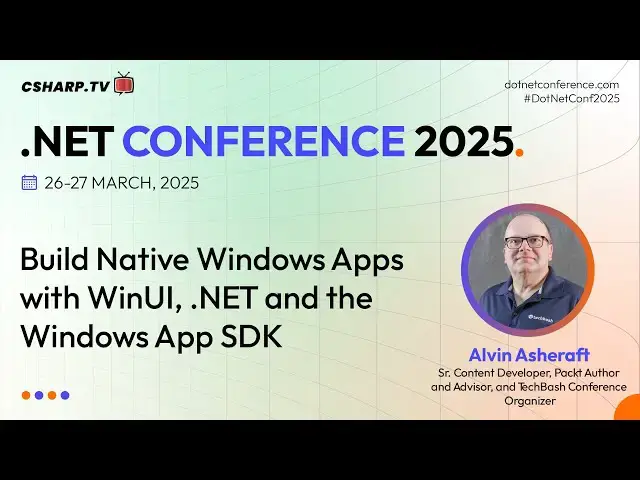 'Video thumbnail for Build native Windows apps with WinUI, .NET and the Windows App SDK'