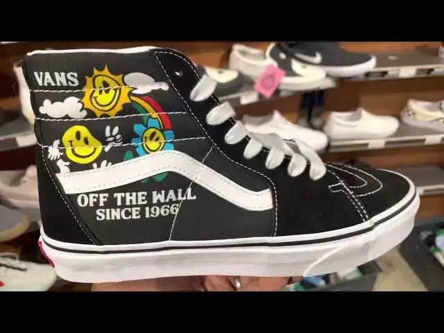 'Video thumbnail for Quick Look At The Vans Sk8 Hi Black Better Day & Buy It Now'
