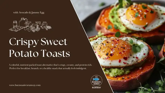 'Video thumbnail for High-Protein Sweet Potato Toasts with Avocado & Jammy Eggs | Low-Carb Weight Loss Breakfast'