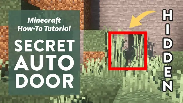 'Video thumbnail for How to Make a Secret Door in Minecraft (Very Easy Tutorial)'