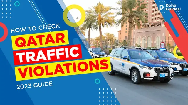 'Video thumbnail for How To Check Qatar Traffic Violations (2023) | DohaGuides.com'