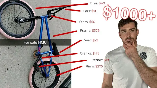 'Video thumbnail for How expensive should a CUSTOM BMX Bike be?'