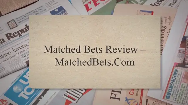 'Video thumbnail for Matched Bets Review – MatchedBets.Com'