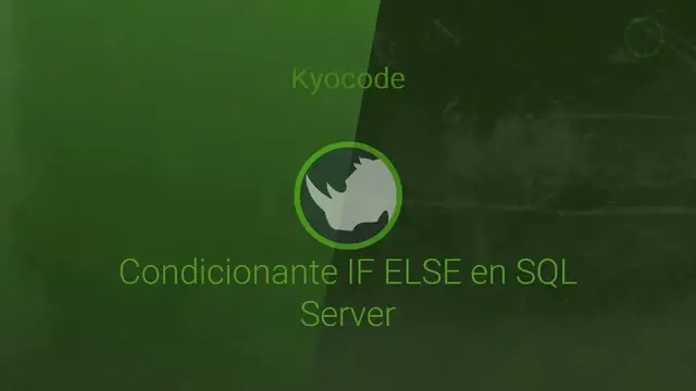 'Video thumbnail for Condicionante IF ELSE en SQL Server'