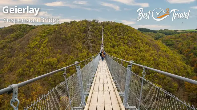 'Video thumbnail for Geierlay Suspension Bridge in Germany'