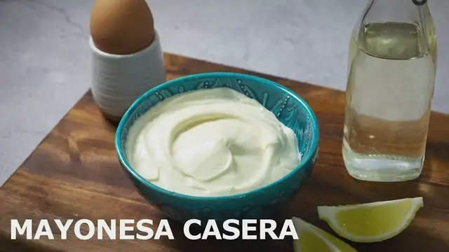 'Video thumbnail for Como hacer una Mayonesa Casera'