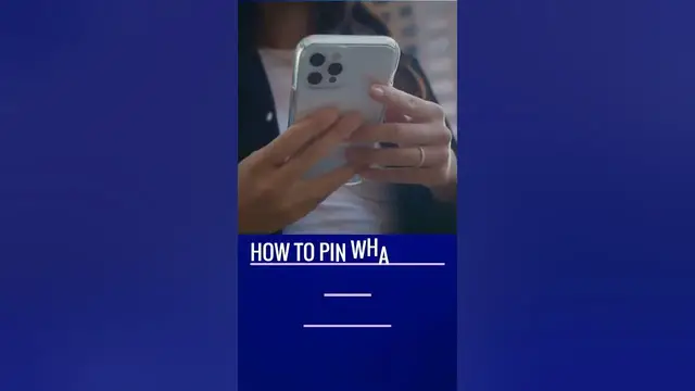 'Video thumbnail for How to Pin a chat on WhatsApp (Android & iPhone)'