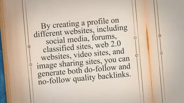 'Video thumbnail for Profile Creation Sites List '