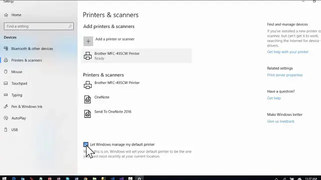 'Video thumbnail for Add a New Printer in Windows 10'